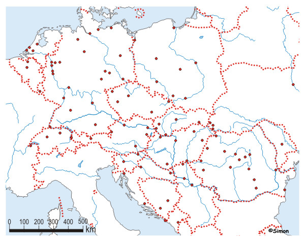 európa város térkép GeoLearn európa város térkép